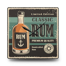 Load image into Gallery viewer, Retro Rum - Acrylic Wall Clock
