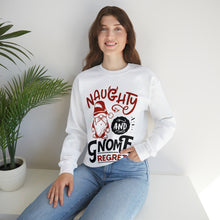 Load image into Gallery viewer, Naughty And Gnome - Unisex Heavy Blend™ Crewneck Sweatshirt
