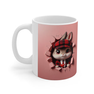 Valentine Rabbitt (8) - Ceramic Mug 11oz