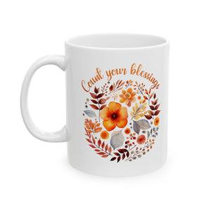 Count Your Blessings - Ceramic Mug, (11oz, 15oz)