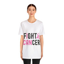 Load image into Gallery viewer, Fight Cancer - Unisex Jersey Short Sleeve Tee
