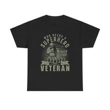 Load image into Gallery viewer, Grandpa Veteran - Unisex Heavy Cotton Tee
