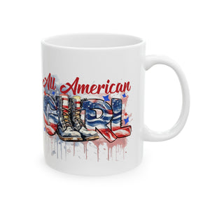 All American Girl - Ceramic Mug, (11oz, 15oz)