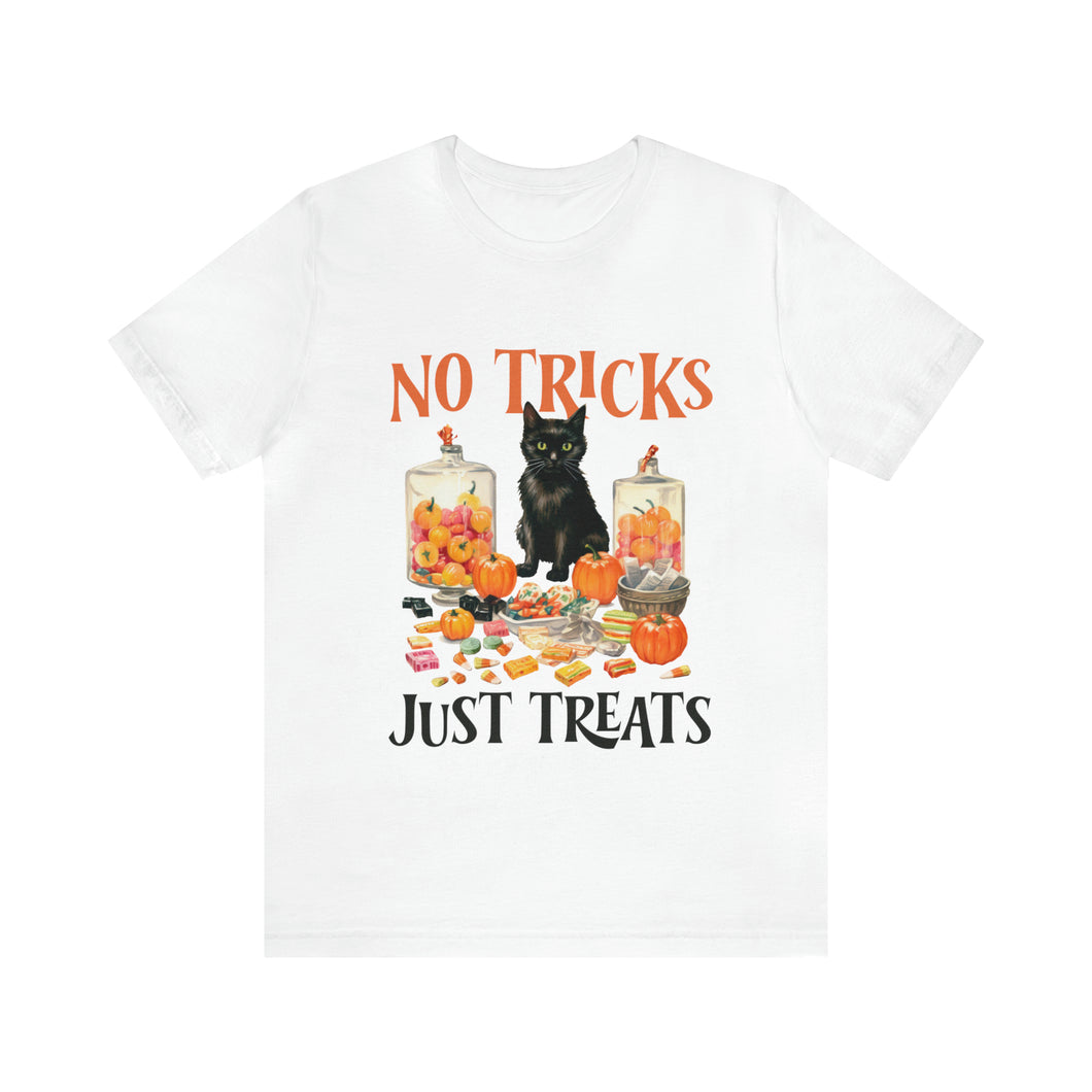 No Tricks Just Treats - Vintage Unisex Jersey Short Sleeve Tee