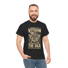 Load image into Gallery viewer, American Veteran - Unisex Heavy Cotton Tee
