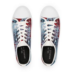 Paint Splash - Men's Low Top Sneakers