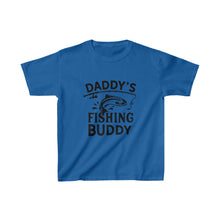 Load image into Gallery viewer, Daddy&#39;s Fishing Buddy - Kids Heavy Cotton™ Tee
