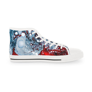 Paint Splash - Men's High Top Sneakers