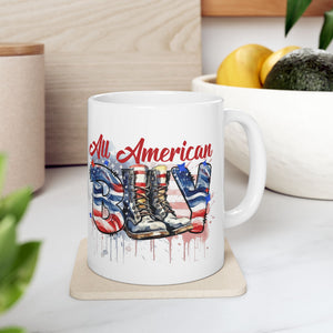 All American Boy - Ceramic Mug, (11oz, 15oz)