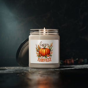 Happy Harvest Pumpkin - Scented Soy Candle, 9oz