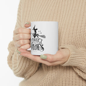 Free Broom Rides - Ceramic Mug 11oz