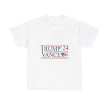 Load image into Gallery viewer, Trump Vance 2024 - Unisex Heavy Cotton Tee
