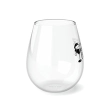 Load image into Gallery viewer, Dreaming Of A Wine Christmas - Stemless Wine Glass, 11.75oz
