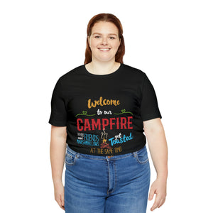 Welcome To Our Campfire - Unisex Jersey Short Sleeve Tee