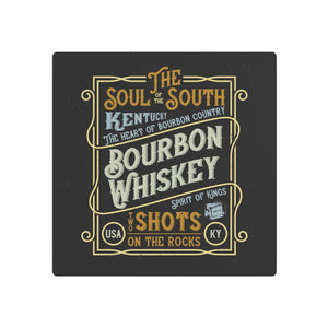 Bourbon Whiskey - Metal Art Sign