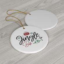 Load image into Gallery viewer, Jingle Bells - Ceramic Ornament, 4 Shapes
