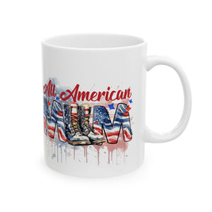 All American Mom - Ceramic Mug, (11oz, 15oz)