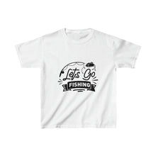 Load image into Gallery viewer, Let&#39;s Go Fishing - Kids Heavy Cotton™ Tee
