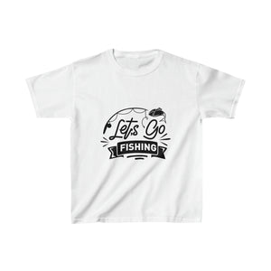 Let's Go Fishing - Kids Heavy Cotton™ Tee