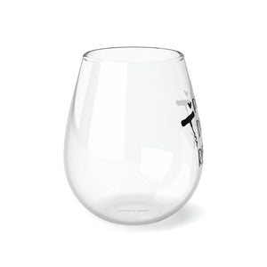 Pour Drink Repeat - Stemless Wine Glass, 11.75oz