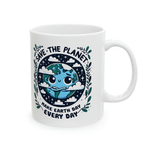 Load image into Gallery viewer, Save The Planet - Ceramic Mug, 11oz
