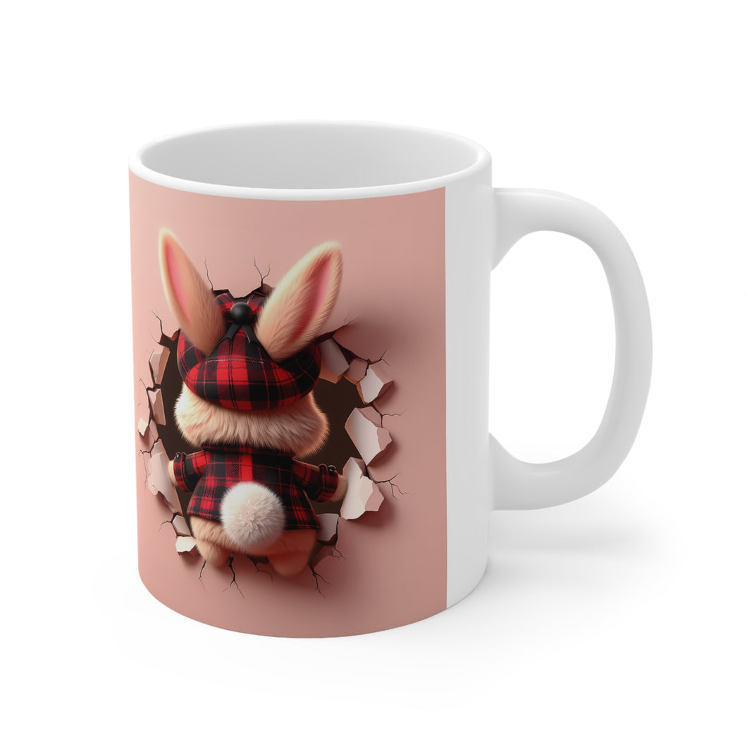 Valentine Rabbit - Ceramic Mug 11oz