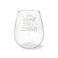 Load image into Gallery viewer, I Was Framed - Stemless Wine Glass, 11.75oz
