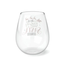 Load image into Gallery viewer, Be Naughty - Stemless Wine Glass, 11.75oz
