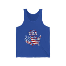 Load image into Gallery viewer, American Flag - Unisex Jersey Tank
