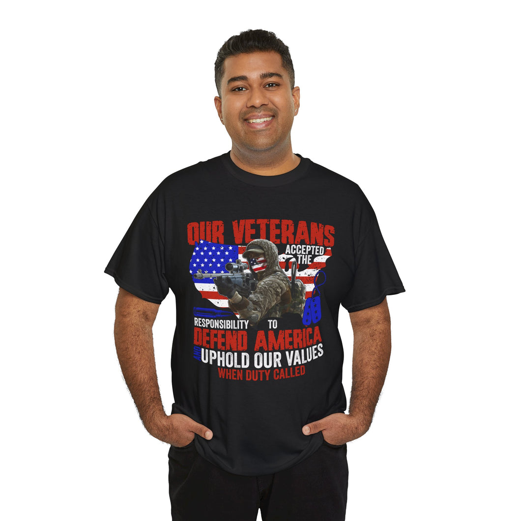 Defend America - Unisex Heavy Cotton Tee