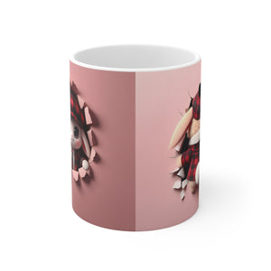 Valentine Rabbit (12) - Ceramic Mug 11oz