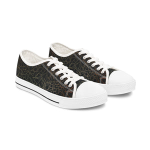 Line Art - Women's Low Top Sneakers