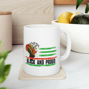 Black And Proud - Ceramic Mug, 11oz
