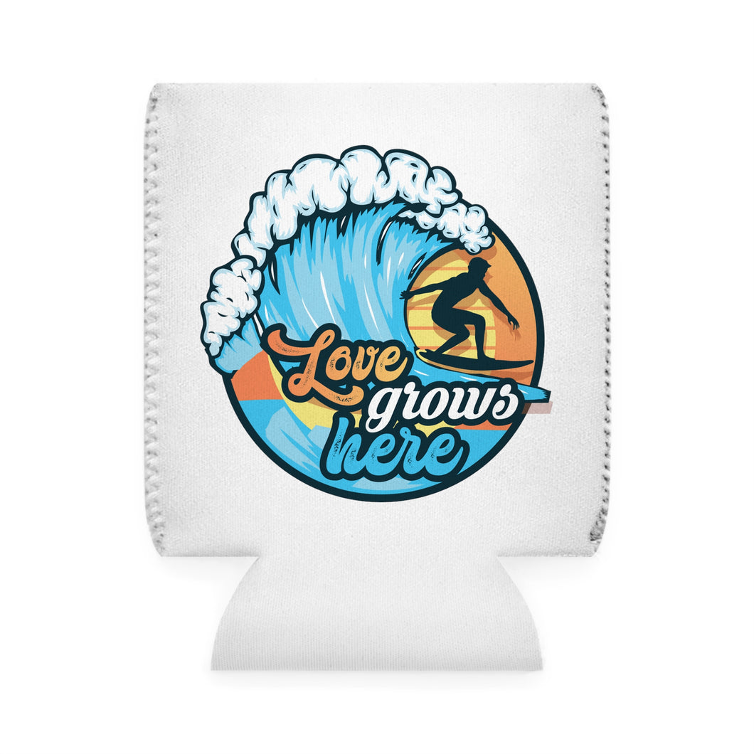 Love Grows Here - Can Cooler Sleeve