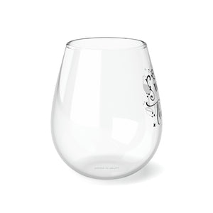 Wine Is My Therapy - Stemless Wine Glass, 11.75oz