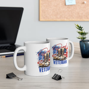 Proud Veteran - Ceramic Mug, (11oz, 15oz)