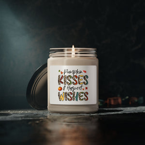 Pumpkin Kisses & Harvest Wishes - Scented Soy Candle, 9oz