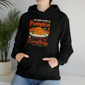Autumn Means Pumpkin - Unisex Heavy Blend™ Hooded Sweatshirt