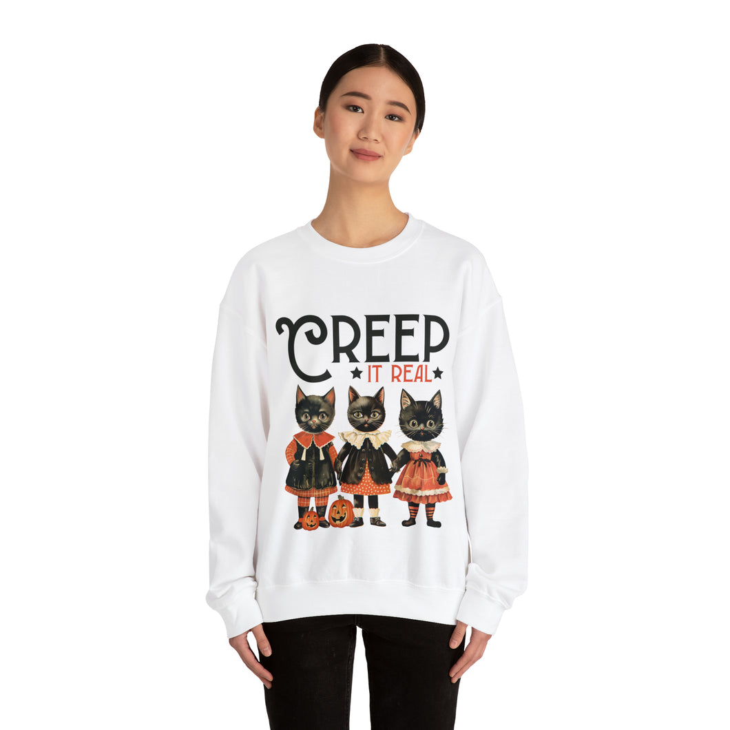 Creep It Real - Vintage Unisex Heavy Blend™ Crewneck Sweatshirt