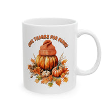 Load image into Gallery viewer, Give Thanks For Family - Ceramic Mug, (11oz, 15oz)
