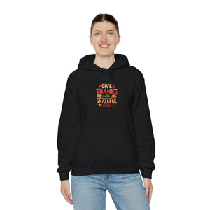 Give Thanks With A Grateful Heart - Unisex Heavy Blend™ Hooded Sweatshirt