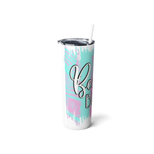 Load image into Gallery viewer, Beach Bum - Skinny Steel Tumbler with Straw, 20oz
