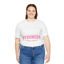 Load image into Gallery viewer, Stronger Than Cancer - Unisex Jersey Short Sleeve Tee
