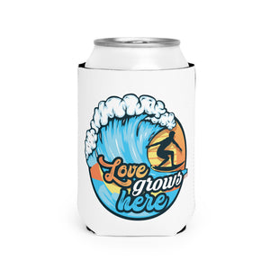 Love Grows Here - Can Cooler Sleeve