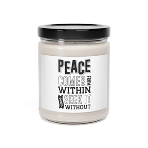 Peace Come From - Scented Soy Candle, 9oz