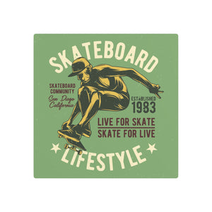 Skateboard Lifestyle - Metal Art Sign