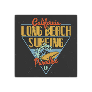 Long Beach Surfing - Metal Art Sign