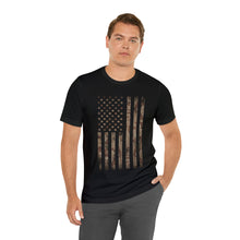 Load image into Gallery viewer, Camo Desert Flag - Unisex Jersey Short Sleeve Tee
