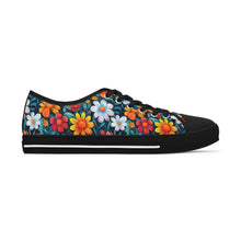 Load image into Gallery viewer, Cartoon Flowers Ver 3 - Women&#39;s Low Top Sneakers
