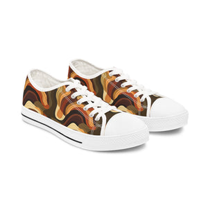 Earth Tones Ver 1 - Women's Low Top Sneakers